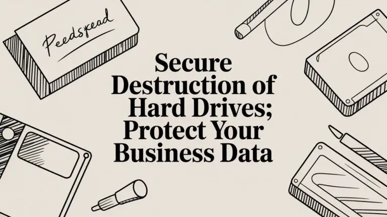 Secure Destruction of Hard Drives: Protect Your Business Data