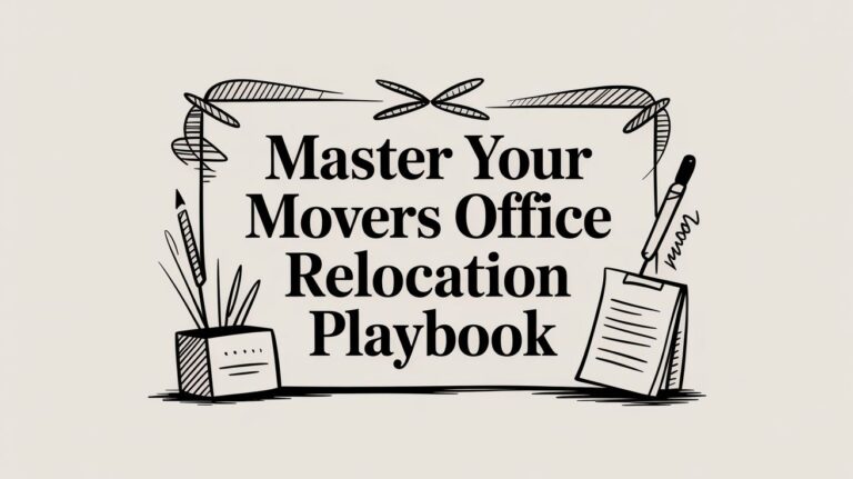 Master Your Movers Office Relocation Playbook