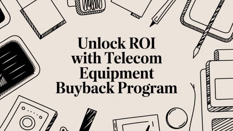 Unlock ROI With Telecom Equipment Buyback Program