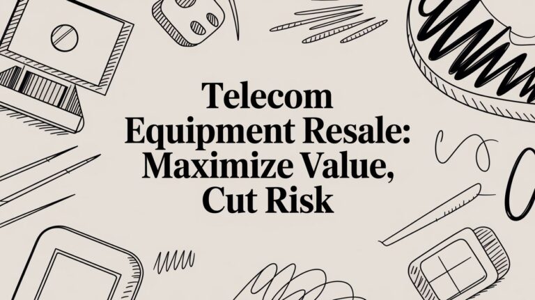 Telecom Equipment Resale: Maximize Value, Cut Risk