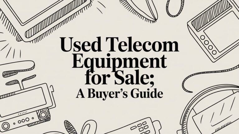 Used Telecom Equipment for Sale: A Buyer&rsquo;s Guide